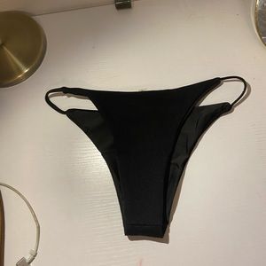 black zaful bathing suit bottoms